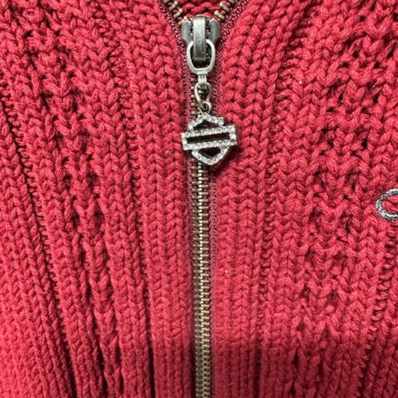 Harley Davidson Knit Sweater Woman's Size L - Picture 2 of 7